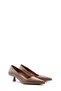 Genuine Leather Women's Low Heel Shoes 019Za22-004 - 5