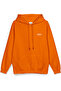99 Sırt Printed Hooded Yarı Oversized Sweatshirt Orange Hoodie 1408 - 3
