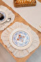 Ahbej |   7 Piece Ruffled Tableware Presentation Set 40 X 150 - 7