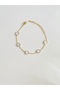 Steel Bracelet Round Shape with White Mineral Inside Bracelet - 5