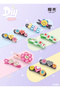 Loz Cute Mini Hairpin 7135 / Make Your Own Hairpin, Button Detailed Hair Accessory - 5
