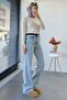 Straight Cut Jean Pants - Light Blue - 3