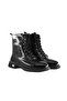 088-5015 Black Patent Leather Women's Boots - 4