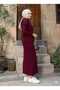 Hooded Pocket Dress-Sweater 2-Piece Knitwear Set - 3