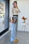 Straight Cut Jean Pants - Light Blue - 7