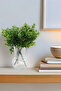 Artificial Eucalyptus Plant 38 cm Green - White