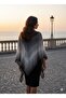 Hand Knitted Cotton Shawl, Four Transitional 210X90 cm - 3