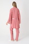 Women's Lace Detailed Special Design Long Sleeve Maternity Dressing Gown Pajama Set 3-Piece Set - 8