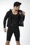 Women Men Belly Chest Waist Shaper Firming Thermal Sauna Long Sleeve Hooded Top Coat - 7