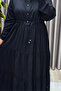 Women's Hijab Clothing Plus Size Three Layer Dress - 7