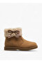 Girls Fur Accent Ankle Boots