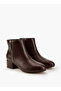 Women Zip Closure Ankle Boots - 2