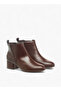 Women Block Heel Ankle Boots - 2