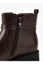 Women Buckle Detail Ankle Boots - 5