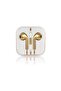 Wired In-Ear Earphones With Mic Gold/White