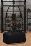 Black Large Suitcase with Front Pocket and Shoe Compartment Travel Gym Fitness Hand and Sports Bag - 1 Year Warranty - 4