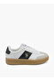 Men Lace-Up Leather Sneakers - 5