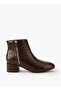 Women Zip Closure Ankle Boots - 3