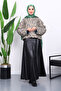 Green Ethnic Patterned Short Jacket - 2