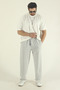 Men's Baggy Style Oversized Relaxed Fit Wide Leg Sweatpants - 4