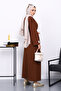 Brown Two Thread Modal Dress - 4