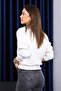 Ecru Crew Neck Three Thread Sweat - 2