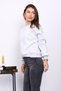Light Gray Crew Neck Three Thread Sweat - 3