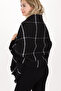 Women's Plaid Pattern Cotton Woven Shawl Scarf 70*190 - 4