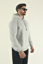 Men's Winter Regular Fit K Hooded Sweatshirt with Fleece Inside - 4