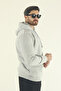 Men's Winter Regular Fit K Hooded Sweatshirt with Fleece Inside - 7