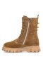 Elit Valindra Women's Genuine Suede Leather Classic Boots Camel - 3
