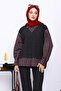 Anthracite Plaid Shirt Detailed Trousered Knitwear Set - 3