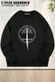Unisex Narsil Lord of the Rings Printed Oversized Crew Neck Sweatshirt