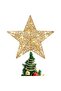 Christmas Star Tree Top Gold Standard With Led Lights 20cm