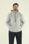 Men's Winter Relax Fit Fleece Lined K Hooded Kangaroo Pocket Sweatshirt - 3