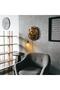 Yak Polyester Lion Sculpture Wall Sconce Patina, Decorative Ambiance Lamp Yak-029 - 3