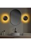 Yosma Modern Led Sconce Black Gold, Ambience Led Wall Lighting 3000K Yellow Light Yosma-13644 - 3