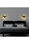 شمعة حائط LED صغيرة الحجم على شكل طائر باللون الأسود، إضاءة حائط LED 3000K ضوء أصفر PACALI-13500-M - 3