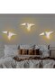شمعة حائط LED كبيرة الحجم على شكل طائر، إضاءة LED بيضاء، إضاءة LED صفراء 3000K PACALI-13502-L - 3