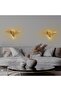 Bird Figure Modern Large Size Led Wall Lamp Gold, Wall Led Lighting 3000K Yellow Light Pacali-13503-L - 3