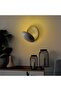 Yosma Modern Led Sconce Black Gold, Ambience Led Wall Lighting 3000K Yellow Light Yosma-13644