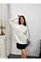 Women's Knit Sweater with Bow Detail - 2
