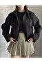 Women's Balloon Sleeve Short Cashmere Jacket - 3