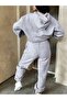 3 Thread Fleece Hoodie Set – Modern and Comfortable Street Style Look - 3