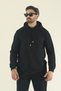 Men's Winter Cotton Hooded Sweatshirt Bottom Baggy Tracksuit Set - 3