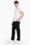 D7349Axbk81 Black Regular Fit Regular Cut Pocketed Straight Leg Chino Trousers - 2