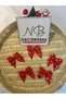 Christmas Themed 20 Pieces of Ribbon Bows – Gift Wrapping, Decoration, Decor, Hobby, Celebration - 2