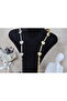 Heart Shaped Zircon Stone Thick Steel Bracelet - 7
