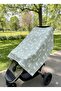 100% Cotton Muslin Nursing Cover - Mint Bunny (Oeko-Tex Certified) - 3