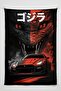 Gamer Wall Covering – Car Themed, High-Quality Fabric, Tapestry Wall Carpet - 2